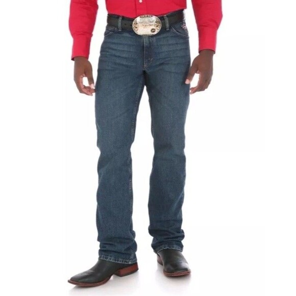 NWT Men's Wrangler® PBR® Slim fit VTG Authentic Stone Jean 42x34 - Picture 1 of 12